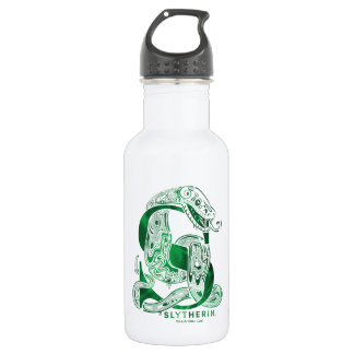 Botella De Agua Harry Potter | Gráfico Aguamenti SLYTHERIN™