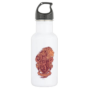 Botella De Agua Harry Potter   Gryffindor Lion Escudo