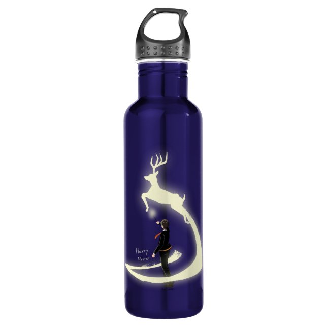 Botella De Agua HARRY POTTER™ Patronus Painting (Anverso)