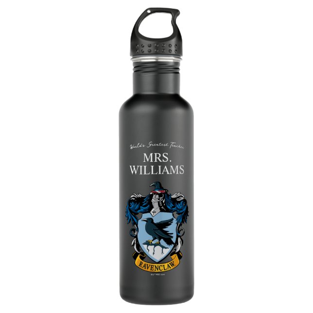 Botella De Agua Harry Potter | Profesor Ravenclaw Personalizado (Anverso)