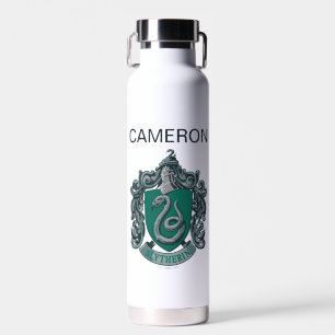 Botella De Agua Harry Potter   Slytherin   Añadir su nombre