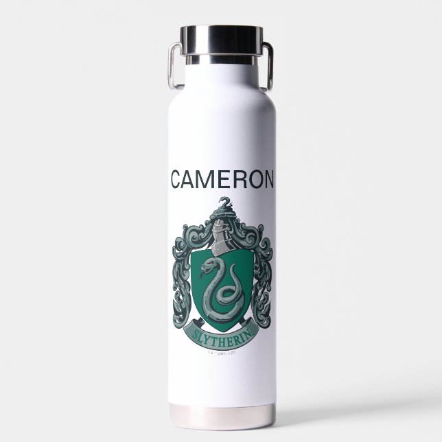 Botella De Agua Harry Potter | Slytherin | Añadir su nombre (Delantero)