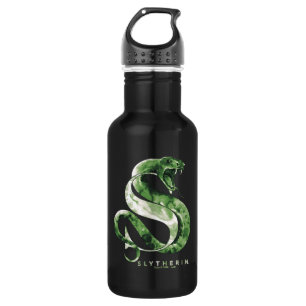 Botella De Agua Harry Potter   SLYTHERIN™ Snake Watercolor