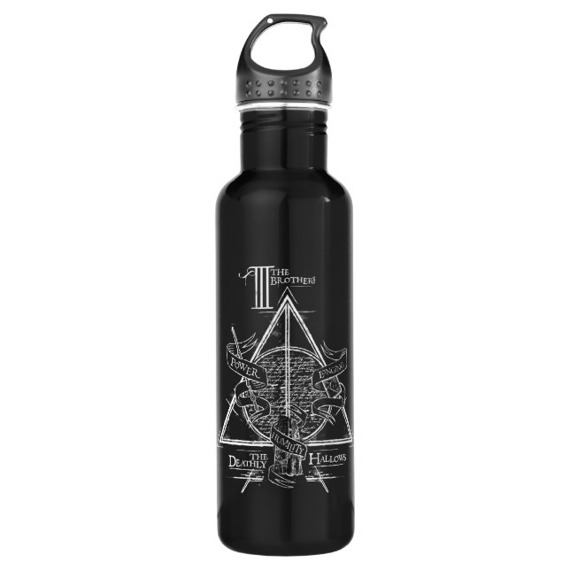 Botella De Agua Harry Potter Spell | MUERTE HALLOWS Graphic (Anverso)