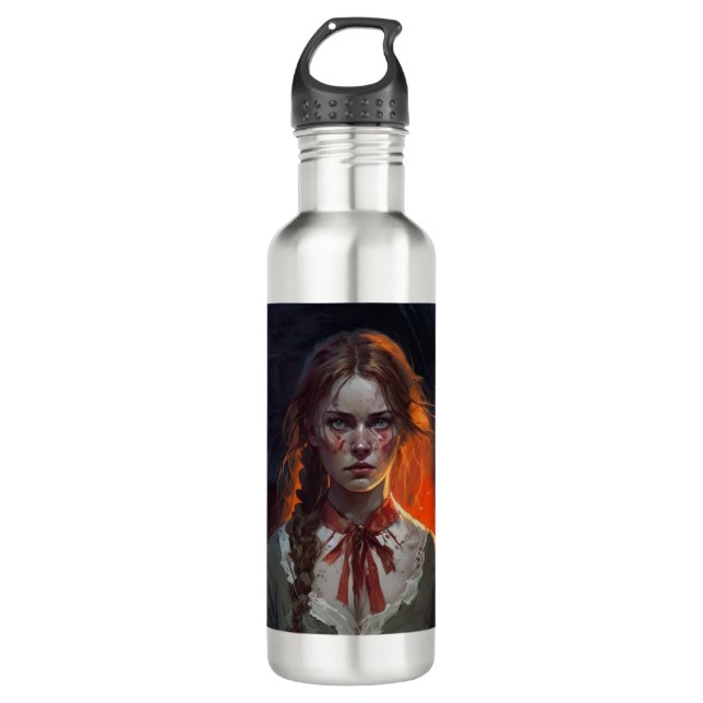 Botella De Agua Haunting house (Anverso)