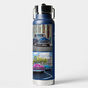 Botella De Agua Havana CUBA Carros Nombre personalizado