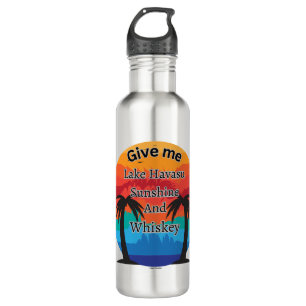 Botella De Agua Havasu, Sunshine y Whiskey Stainless Steless Wat