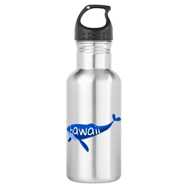 Botella De Agua Hawaii Whale (Anverso)
