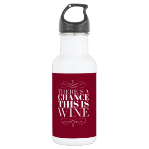 Botella De Agua Hay una Posibilidad de que Sea Vino