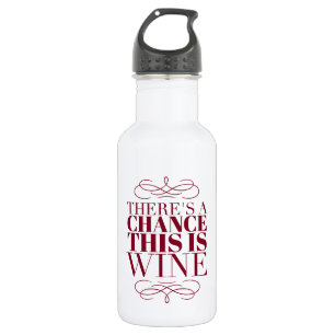Botella De Agua Hay una Posibilidad de que Sea Vino
