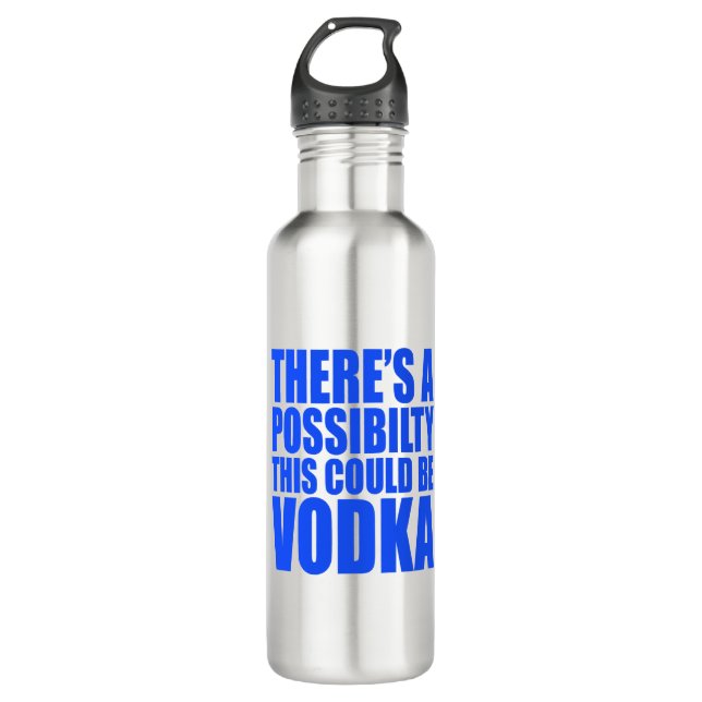 Botella De Agua Hay una posibilidad podría ser vodka (Anverso)