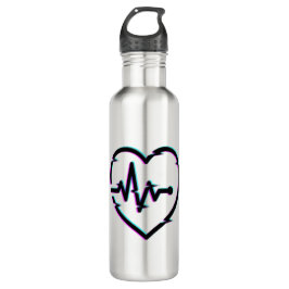 Botella de agua Heart Check