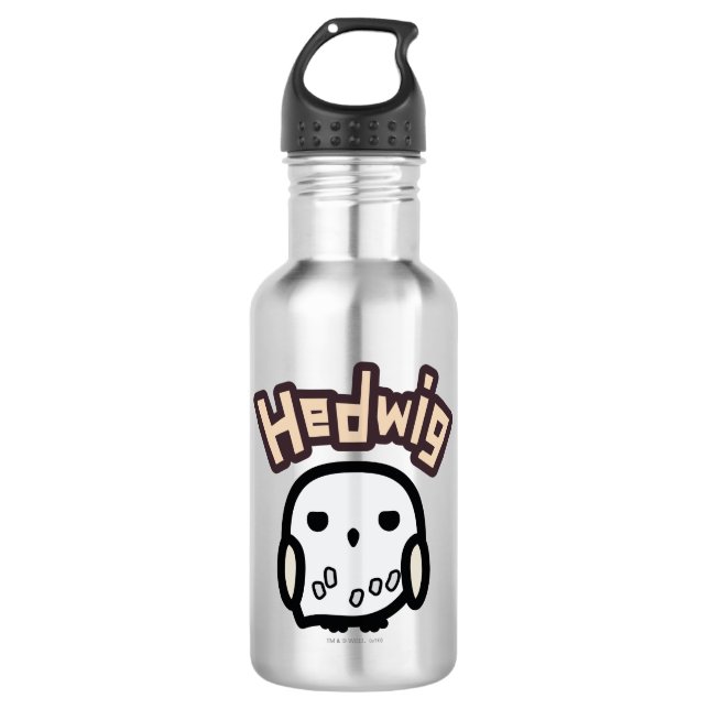 Botella De Agua Hedwig Cartoon Character Art (Anverso)