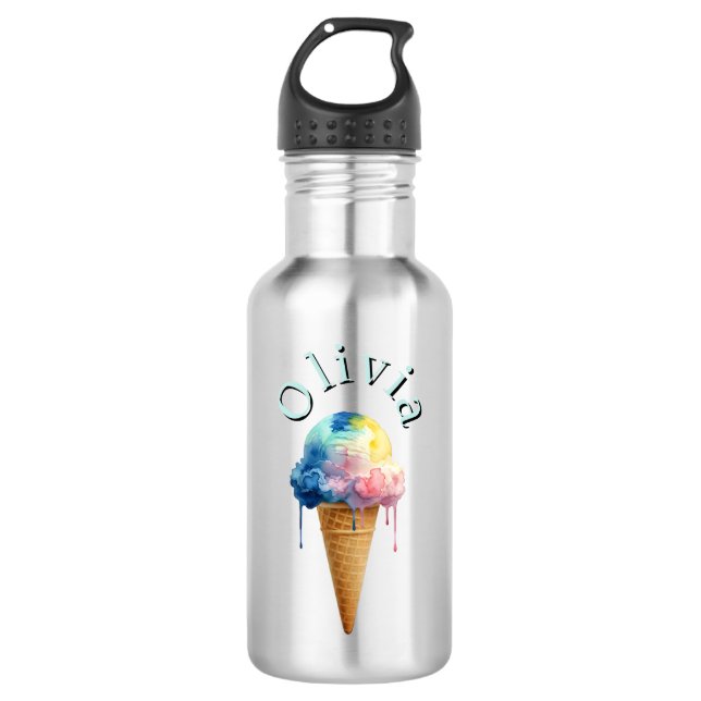 Botella De Agua Helado (Anverso)