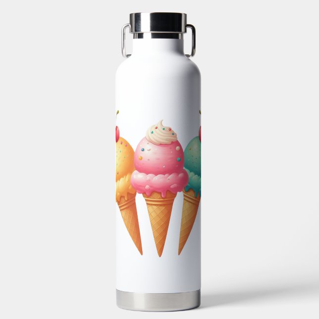 Botella De Agua Helado colorido (Delantero)