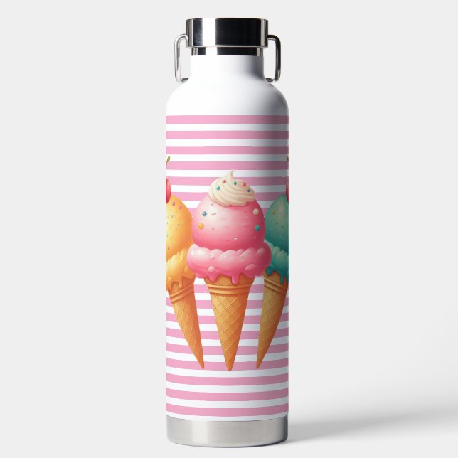 Botella De Agua Helado colorido (Delantero)