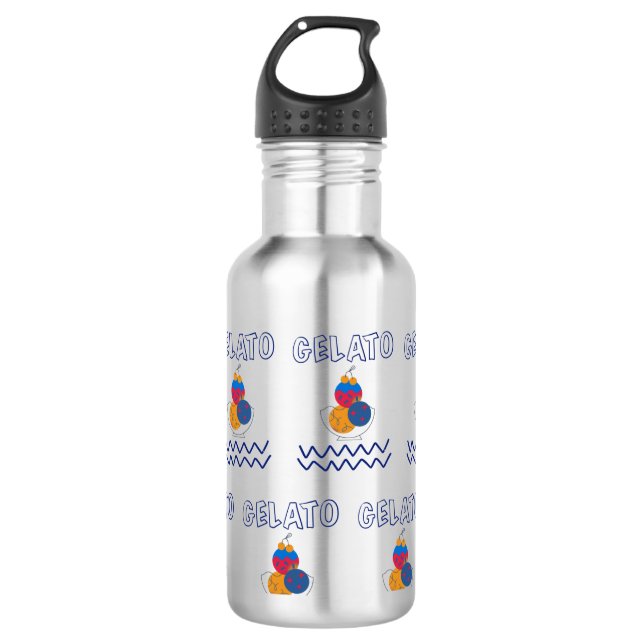 Botella De Agua helado de gelatina (Anverso)