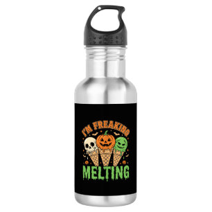 Botella De Agua Helado Derritiéndose de Halloween