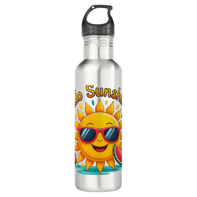 Botella De Agua Hello Sunshine  (Anverso)
