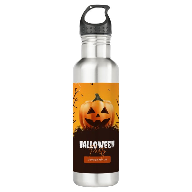 Botella De Agua Helloween (Anverso)