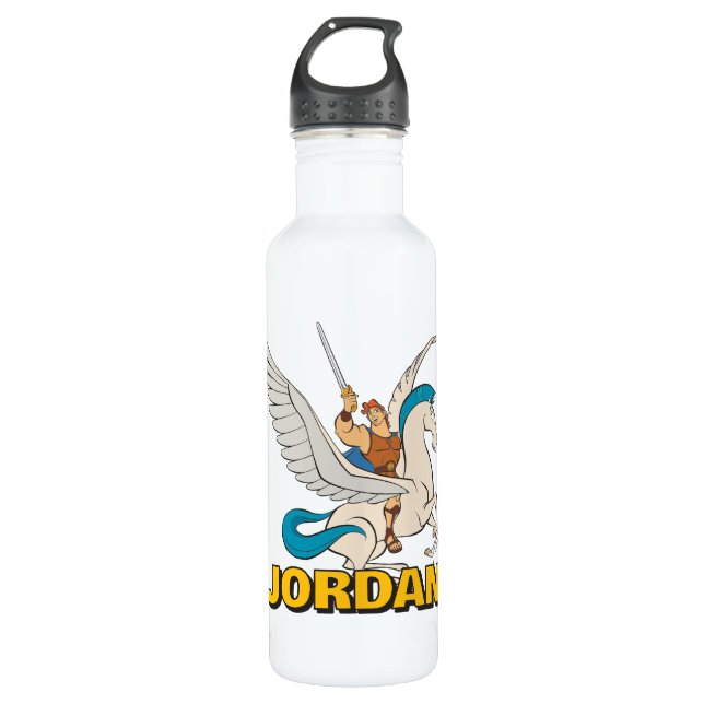 Botella De Agua Hercules Riding Pegasus Stainless Steel Water Bott (Anverso)