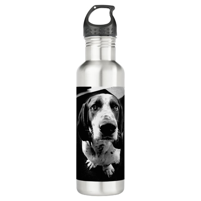 Botella De Agua Herido de Basset (Anverso)