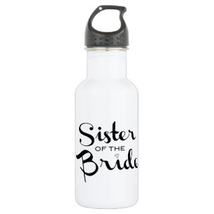 Botella De Agua Hermana de Bride Black