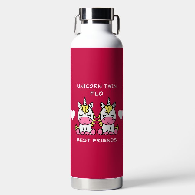 Botella De Agua Hermana gemela de Unicorn (Delantero)