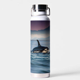 Botella De Agua Hermandad De Los Padres: Orcas De Mamá Y Bebé En E