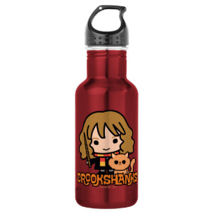 Botella De Agua Hermione y Crookshanks de dibujos animados