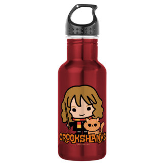 Botella De Agua Hermione y Crookshanks de dibujos animados