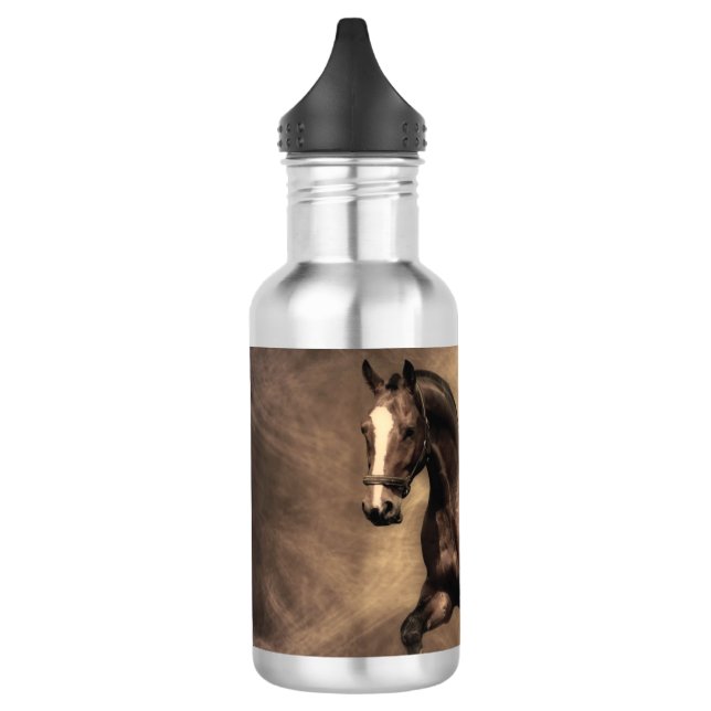 Botella De Agua Hermosa almohada de caballo marrón (Izquierda)