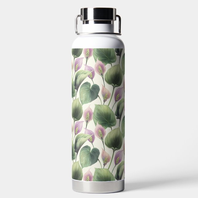 Botella De Agua Hermosa Calla Lilies (Parte trasera)