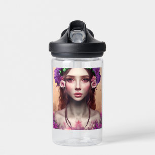 Botella De Agua Hermosa Encantadora Fantasía Arte AI