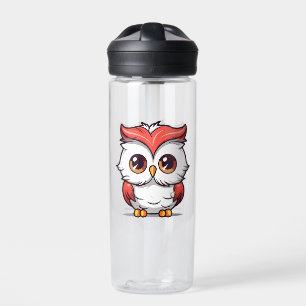 Botella De Agua Hermosa lechuza estilo Kawaii Personalizado-77038