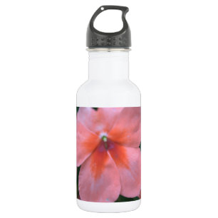 Botella De Agua Hermosas flores de jardín rosas comunes. Foto flor