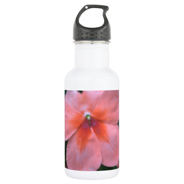 Botella De Agua Hermosas flores de jardín rosas comunes. Foto flor (Anverso)