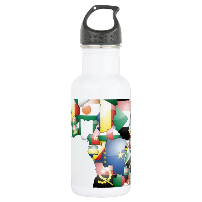 Botella De Agua Hermoso personalizable de diseño de arte moderno (Anverso)