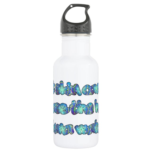 Botella De Agua Hermoso personalizable de diseño de arte moderno (Anverso)