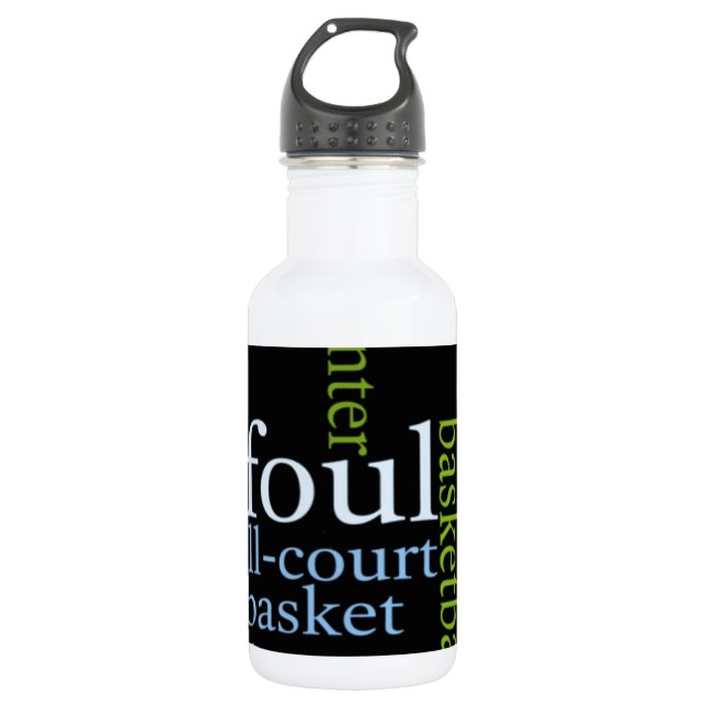 Botella De Agua Hermoso personalizable de diseño de arte moderno (Anverso)