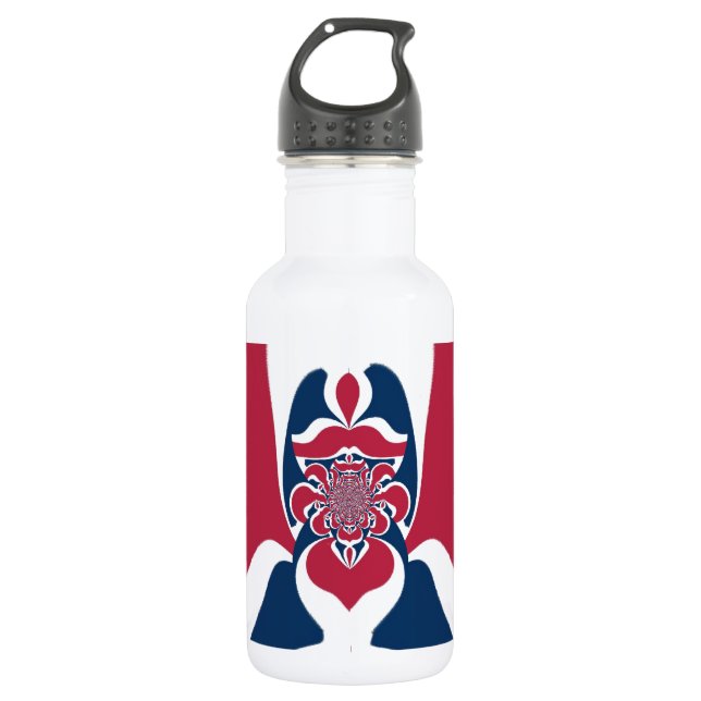 Botella De Agua Hermoso personalizable de diseño de arte moderno (Anverso)