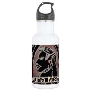 Botella De Agua Hermoso personalizable de diseño de arte moderno