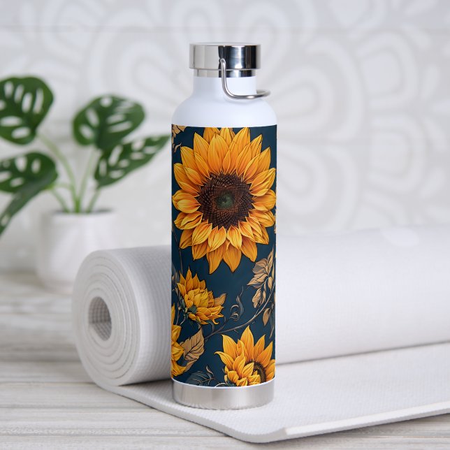 Botella De Agua Hermosos girasoles (Yoga)
