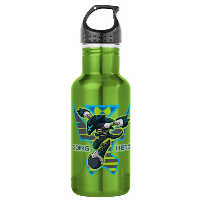 Botella De Agua Héroe en marcha - Omni-Kix XLR8 (Anverso)