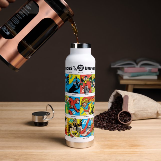 Botella De Agua Heroes of the DC™ Universe (Café)