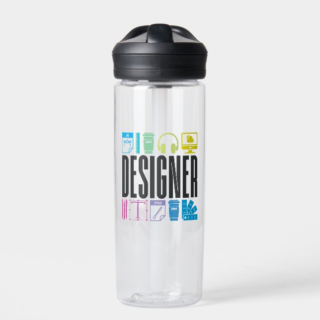 Botella De Agua Herramientas de diseño (Delante)