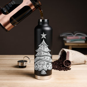 Botella De Agua Hidratación de jolly: árboles de Navidad deslumbra