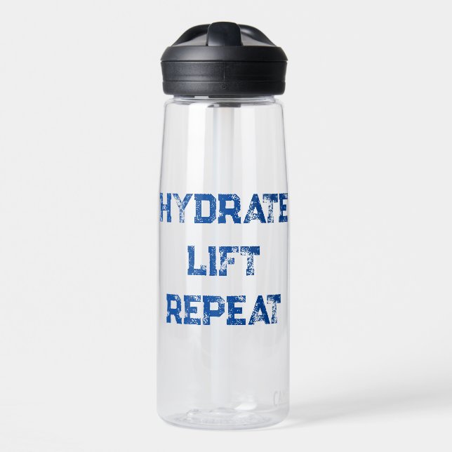 Botella de agua "HIDRATE LIFT REPETIR" (Delante)