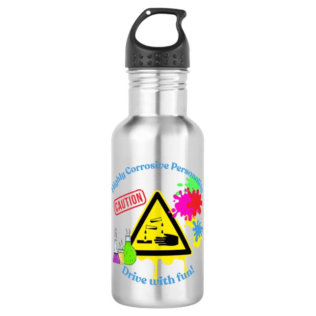 Botella De Agua Highly Corrosive Personality Class 8 ADR Trucker (Anverso)