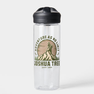 Botella De Agua Hike de árbol Retro Joshua